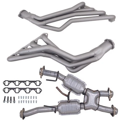 For 1979-1993 Ford Mustang 5.0L 1-5/8 BBK Long Tube Headers W/high Flow Catted - Image 1 of 3