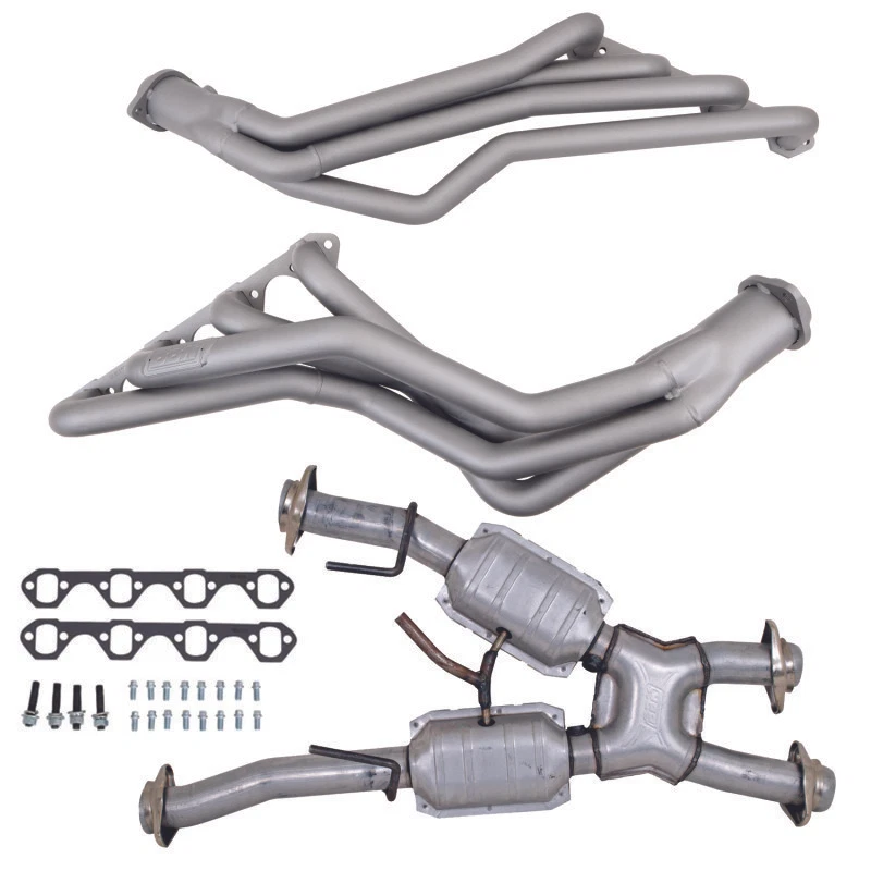 For 1979-1993 Ford Mustang 5.0L 1-5/8 BBK Long Tube Headers W/high Flow Catted Foto 1 de 3