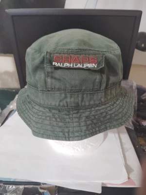 De Colección Chaps Ralph Lauren Deletrear Sombrero de Cubo con Bolsillo Foto 1 de 4