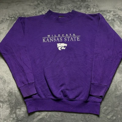 Sudadera De Colección Kansas State Wildcats Niños 18/20 Púrpura Hombres Pequeño Jugador Profesional Foto 1 de 4