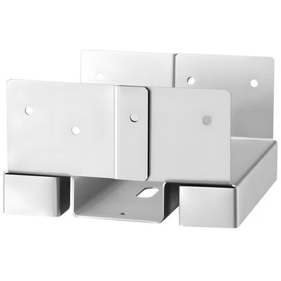 10 piezas 6x6 poste base soporte poste anclaje para hormigón interior tamaño 5,49x5,57 pulgadas Foto 1 de 4