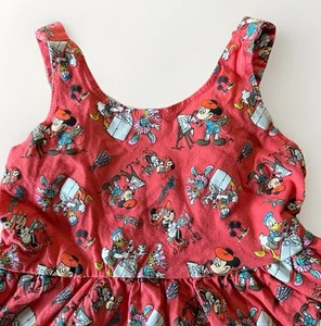 Disney Parks Riviera Resort French Mickey And Friends Sundress Girls Size Small - Picture 1 of 11
