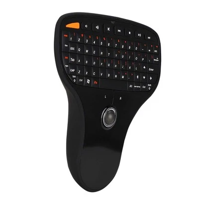 N5901 Qwerty Keyboard Trackball 2.4G Wireless Mini Usb Multimedia Keyboard AM - Image 1 of 4