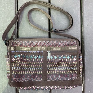 LeSportsac Floral Crossbody Shoulder Bag Purse Adjustable - Picture 1 of 15