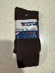 De Colección Dunoon Red Wing Zapatos Hombres Calcetines Nuevos con Etiquetas - Imagen 1 de 2