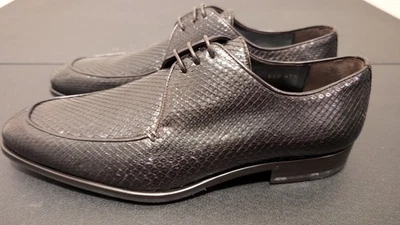 Zapatos de vestir Giorgio Armani XGU699 para hombre marrón oscuro escala serpiente EU 41.5, US 8.5 Foto 1 de 4