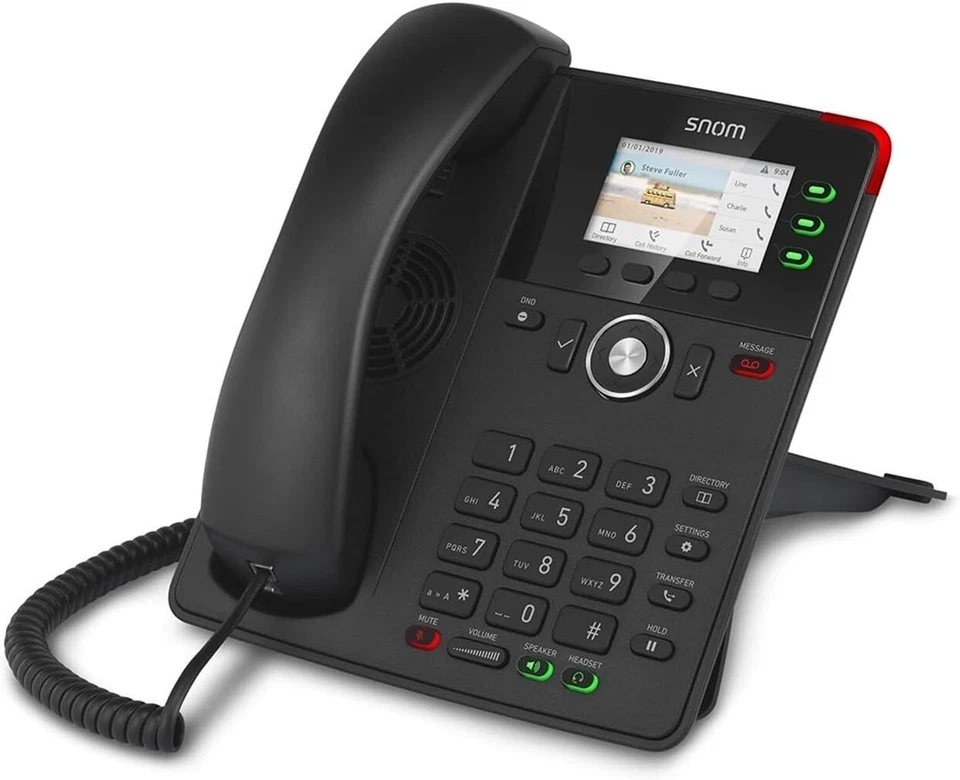 Snom Technology D717 Snom D717 Sip Phone 3.2 Lcd 4 Sip "New In Box" - Image 1 of 4