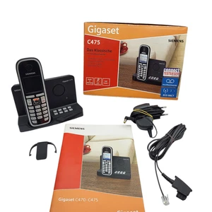 Siemens Gigaset C47H Mobilteil  C475 Anrufbeantworter Basisstation - Bild 1 von 7