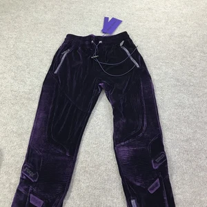 Guapi Pants Mens 32 Purple Velvet Limited Edition Biker Moto Style Zippered Rare - Picture 1 of 15