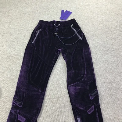Guapi Pants Mens 32 Purple Velvet Limited Edition Biker Moto Style Zippered Rare - Image 1 of 4