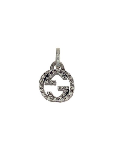 Collana GUCCI GG solo top ad incastro SV925 SLV uomo