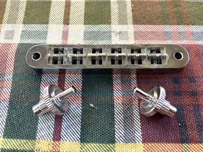 Puente y postes Gibson Nashville Les Paul Tune-O-Matic originales genuinos, PW Foto 1 de 3