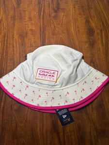 NWT Red Bull Racing F1 Special Edition Miami GP Tapered Bucket Hat Pink White - Picture 1 of 4