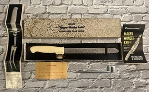 Cuchillo Magna Wonder de lujo de colección cortador de alimentos ajustable con caja e insertos nuevo de stock - Imagen 1 de 10