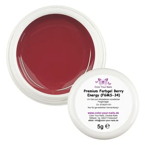 Premium Farbgel Berry Energy (FGMS-34)   UV-Gel made in Germany für Gelnägel - Bild 1 von 1