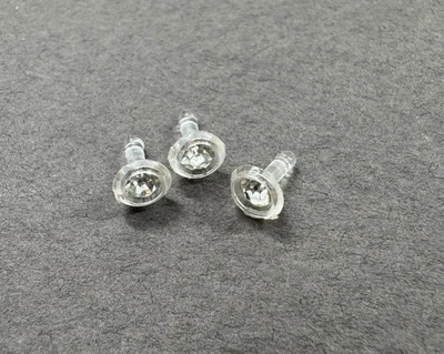 Anillo y pendientes vintage de diamantes de imitación de la era de las superestrellas de la muñeca Barbie Foto 1 de 2