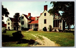 Mount Custis Historic Home Accomac Virginia Vintage Postcard 1958 - Picture 1 of 2