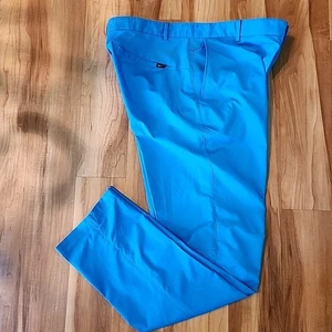 Nike Golf Mens 36x34 Pants Trousers Modern Dri-fit Blue Polyester - Picture 1 of 11