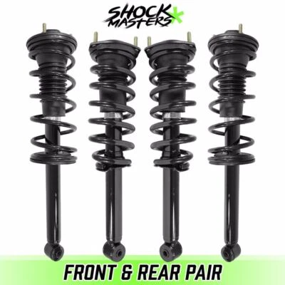 Front Rear Complete Struts Coil Springs for 1990-2000 Lexus LS400 Foto 1 de 4