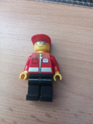 Lego post007 Postamt Pilot männlich | City Post Mini Figur - Bild 1 von 2