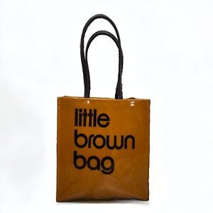 Bloomingdale's Little Brown Bag Tote Torebka Torebka Winylowa plastikowa torba ŚWIETNY stan.
