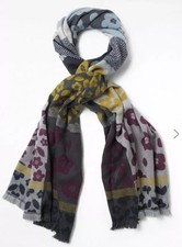 White Stuff - New For 2019 - Gracie Patchwork Scarf - RRP £30