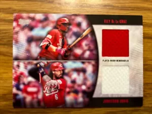 2025 Topps Series 1 Elly De La Cruz and Jonathan India Dual Relic 02/99 Reds ⚾️ - Bild 1 von 2