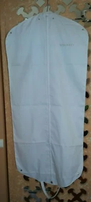 Bolso de viaje largo vintage NINA RICCI de poliéster blanco - 51" X 24" Foto 1 de 4