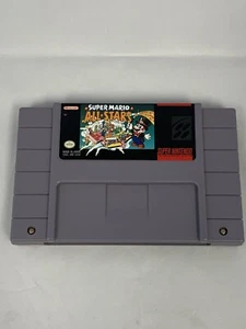 Super Mario All Stars Super Nintendo SNES Game - Authentic - Tested Working - Picture 1 of 3