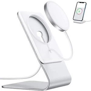 Support de Bureau FULAIM en Aluminium Compatible avec Chargeur MagSafe pour i... - Photo 1 sur 5