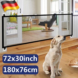 Treppenschutzgitter Türschutzgitter Türgitter Treppen Absperrgitter ohne Bohren - Bild 1 von 19