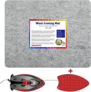 18" X 14" Wool Pressing Mat 100% New Zealand Felted Wool Ironing Mat Pad - Picture 1 of 7