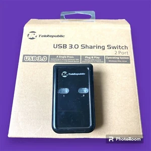 TekRepublic USB 3.0 Sharing Switch 2 Port Model # TUS-300 - Picture 1 of 7