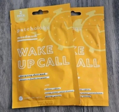 4 Masks Patchology Moodmask Wake Up Call 45 ML 1.52fl OZ.  - Image 1 of 3