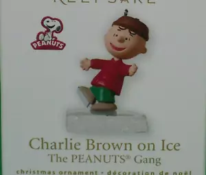 Charlie Brown on Ice 2010 Hallmark - Cacacahuetes - nuevo en caja - Imagen 1 de 9
