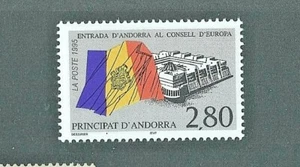 ANDORRA (French) 1995 - ADMISSION TO COUNCIL OF EUROPE - SG F506 - Mint MLH - Picture 1 of 1
