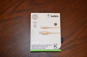 Belkin Mixit DuraTek Micro-USB to USB Cable - Samsung, LG, HTC, Google, Huawei - Picture 1 of 5
