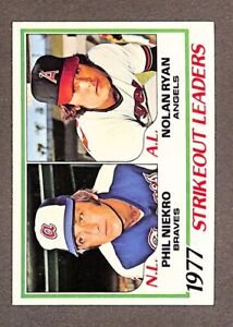 1978 Topps #206 1977 Strikeout Leaders