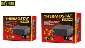EXO TERRA REPTILE VIVARIUM THERMOSTAT TERRARIUM HEATING CONTROL TEMP 100W 300W - Picture 1 of 14