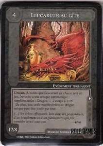 MIDDLE EARTH LES DRAGONS RARE LEUCARUTH AU GITE - Imagen 1 de 1