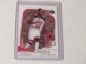 2001 / 2002 UD Pros & Prospects Trenton Hassell #124 Basketball Card - Picture 1 of 2