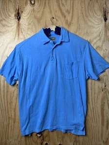 Camisa Polo The Foundry Para Hombre 3XL Azul Bebé/Manga Corta Informal Algodón - Imagen 1 de 2