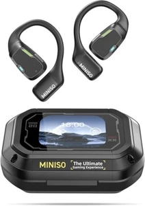 MINISO M98 Open Ear Headphone Earbuds Open Ear Bluetooth 5.4 Headphones with LED - Picture 1 of 8