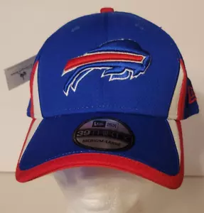 Buffalo Bills NFL New Era 39THIRTY Baseball Hat FlexFit MED/LARGE NWT - Picture 1 of 20
