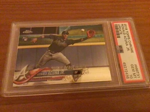 2018 Topps Chrome Update Ronald Acuna Jr RC #HMT31 PSA 10 - Bild 1 von 3