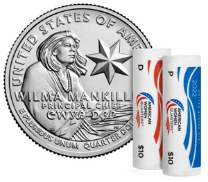 2022 P&D Wilma Mankiller American Women Quarter 2 coin set - Picture 1 of 4