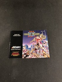 double dragon 2 nes manual