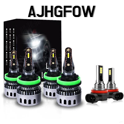 For Chevy Camaro 2014-2015 Combo 6x 6000K LED Headlights Fog Bulbs Kit - Image 1 of 4
