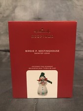 Hallmark 2020 Snowtop Lodge Birdie P. Nestinghouse Porcelain Ornament