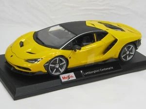 LAMBORGHINI LP770-4 CENTENARIO RACING YELLOW NEW IN BOX - Picture 1 of 5